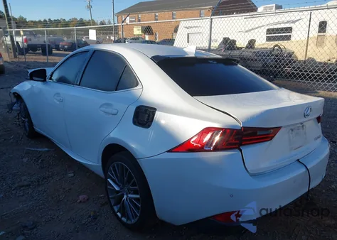 2015 Lexus Is 250 z USA, uszkodzony, nr VIN JTHBF1D20F5076384